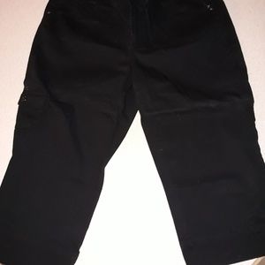 Just My Size Pants - Black classic capris "just my size" Just My Size Pants - Black classic capris "just my size"